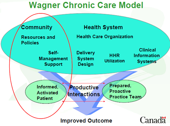 Diagram: Wagner Chronic Care Model